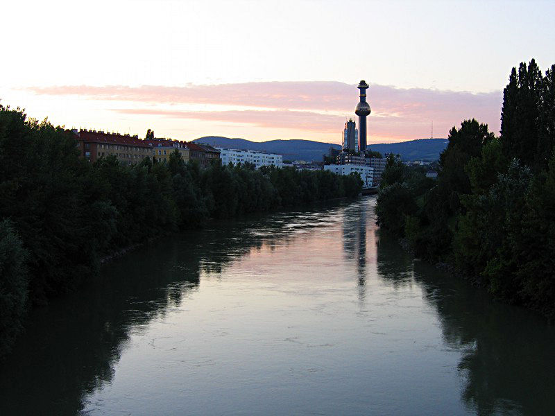 Blick von der Friedensbrücke