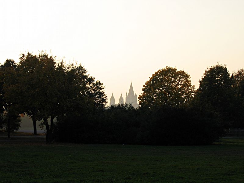 Dämmerung auf der Donauinsel